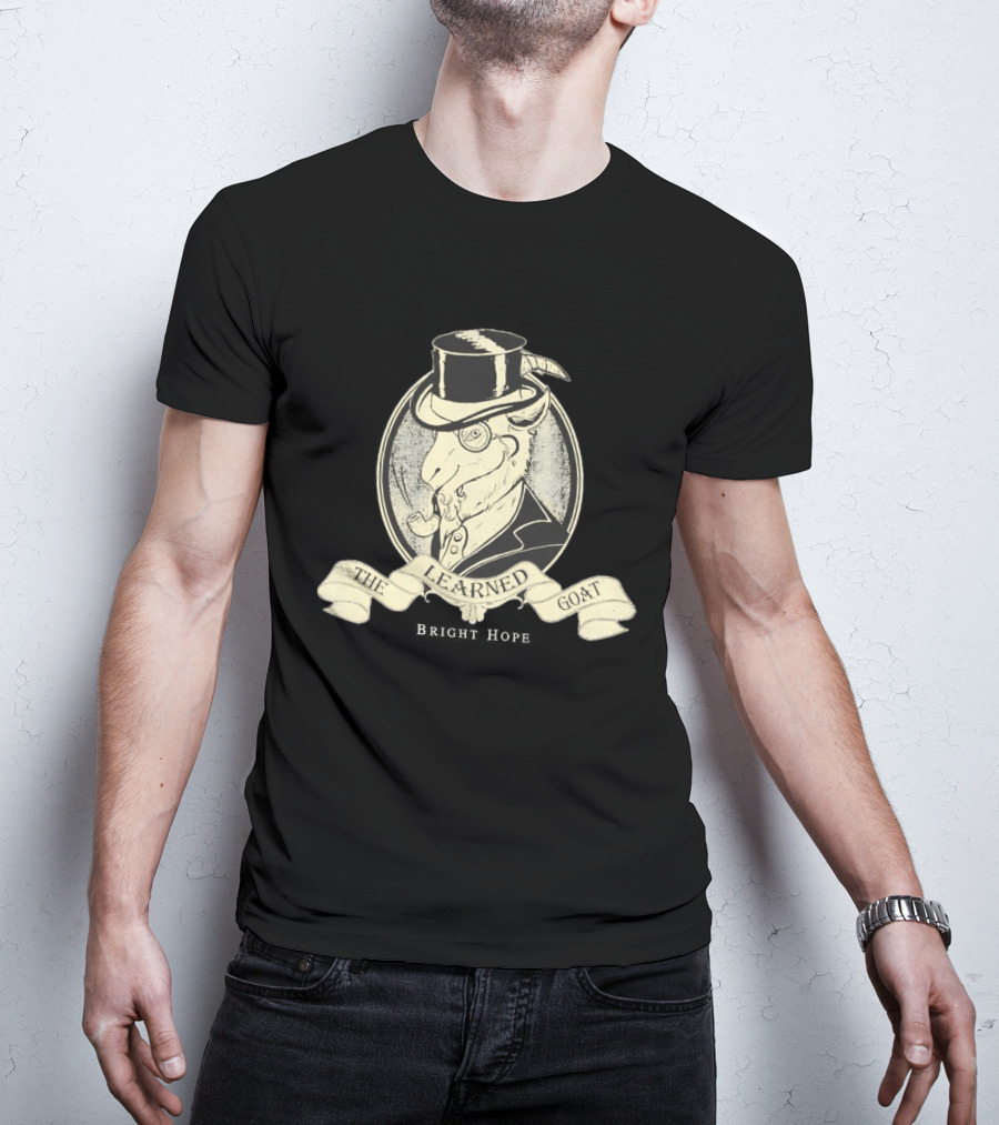 The Learned Goat Top Hat And Monocle T-Shirt