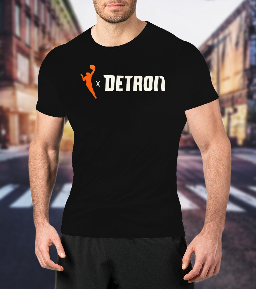 WNBA X Detroit Collaboration Featuring Iconic Basketball T-Shirt