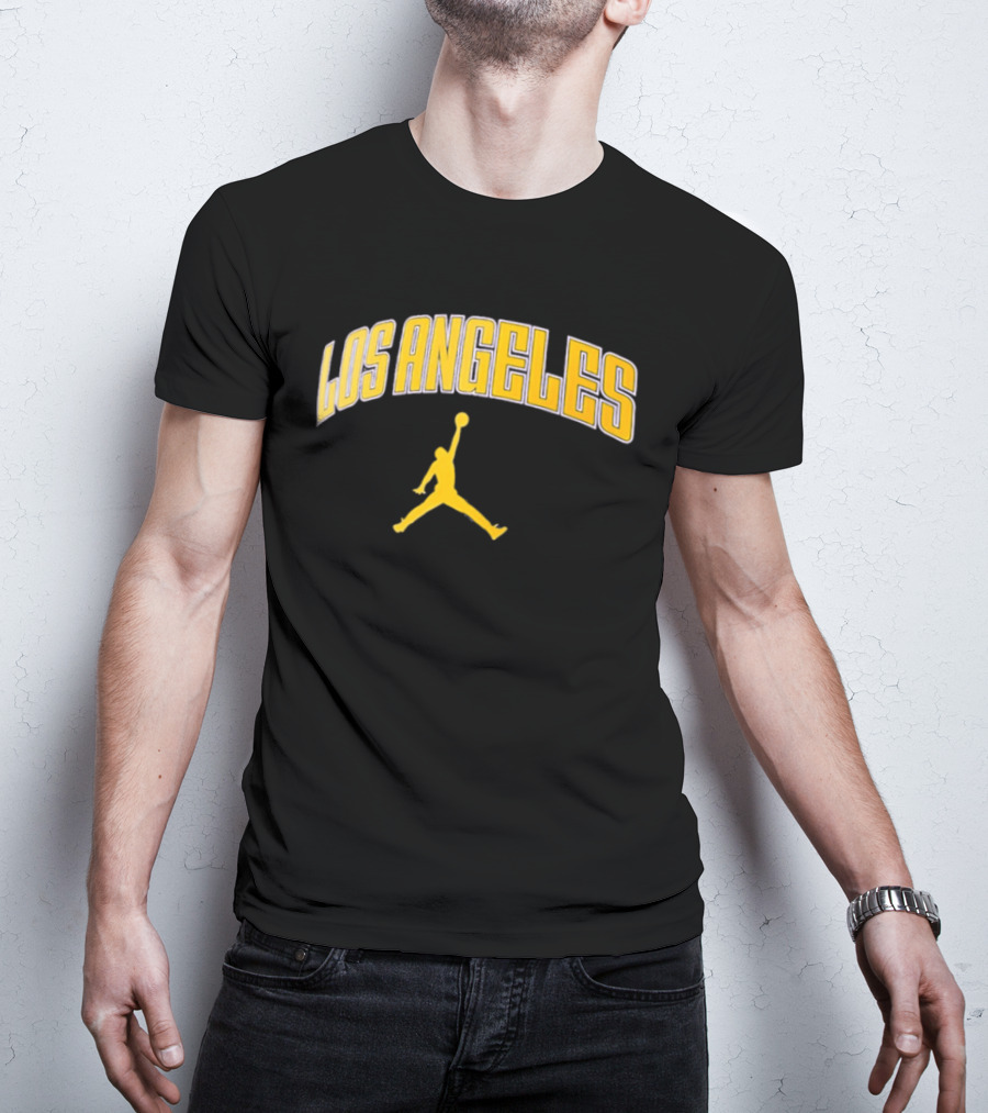 Los Angeles Jumpman Basketball Iconic Style Sportswear T-Shirt