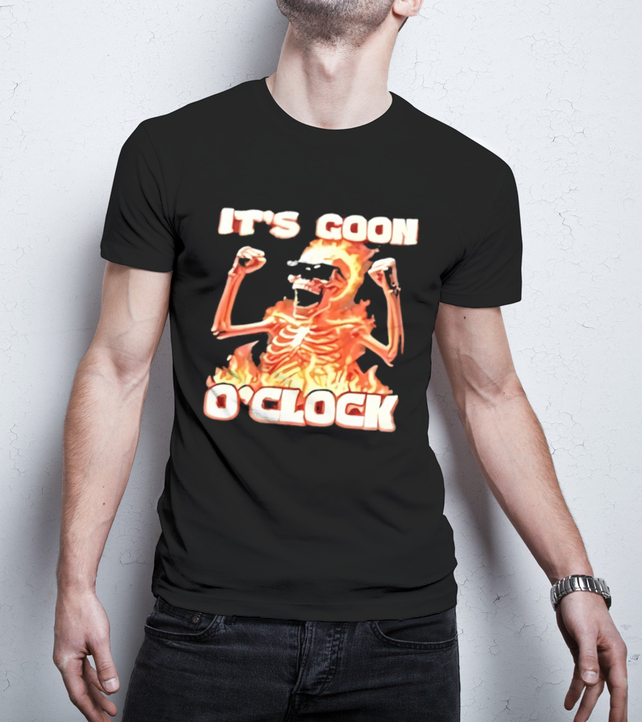 It's Goon O' Flaming Skeleton Fist Pump T-Shirt
