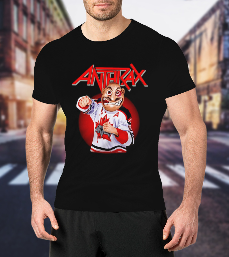 Anthrax Hockey Jersey With Mad T-Shirt