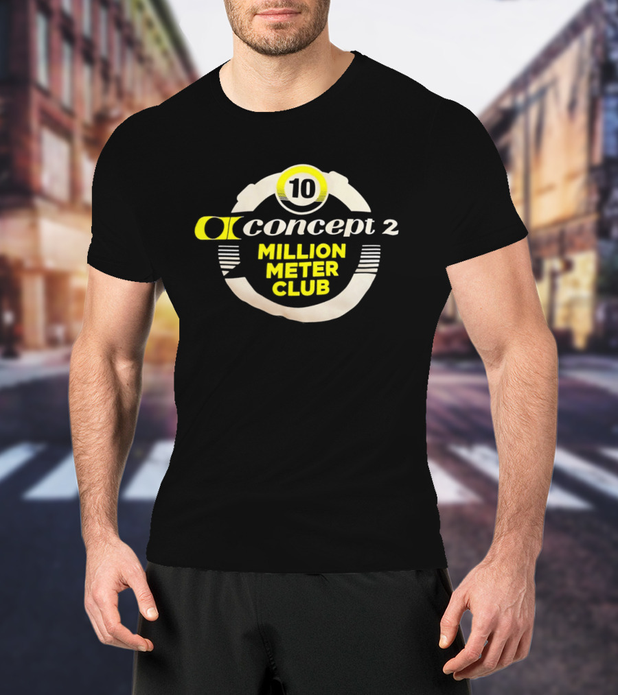Concept 2 Million Meter Club 10 Anniversary T-Shirt