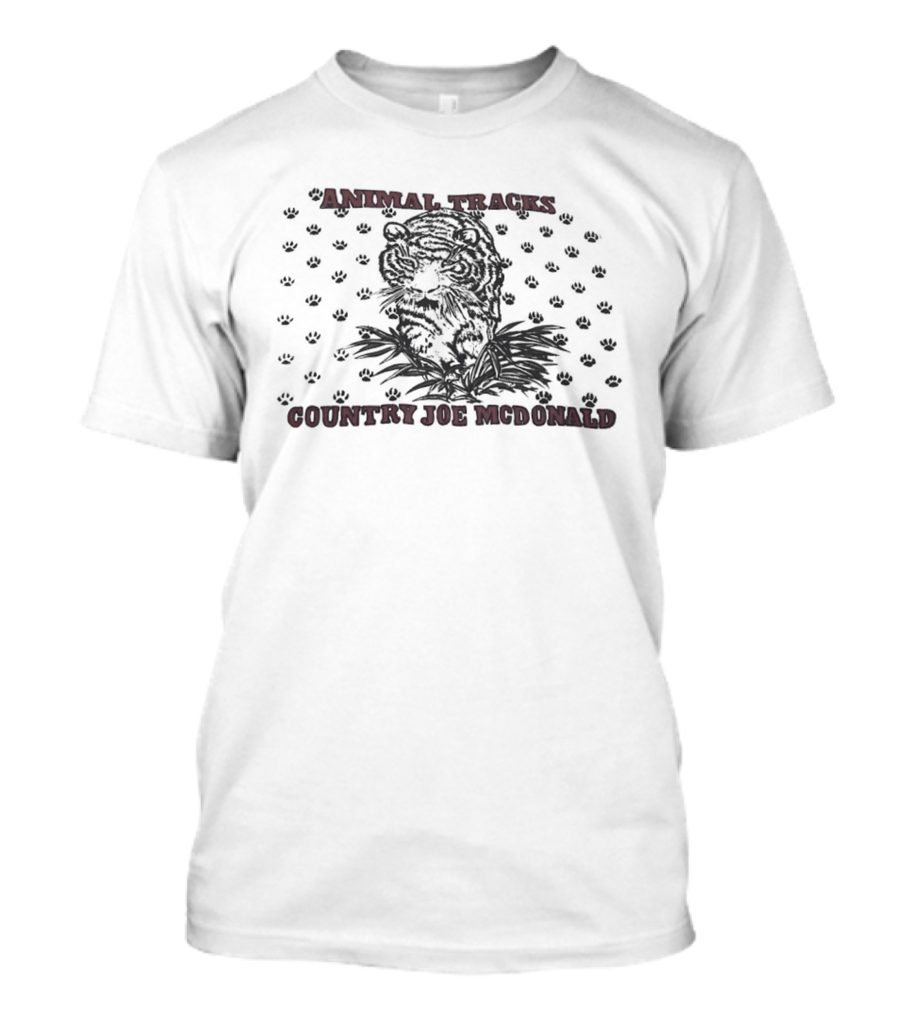 Animal Tracks Country Joe McDonald Vintage 1960s Music T-Shirt