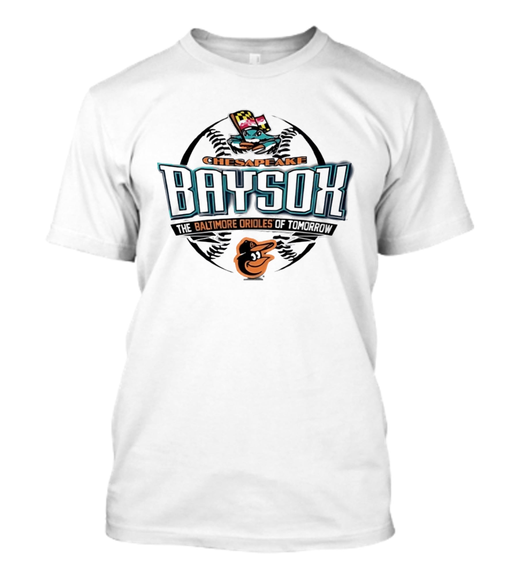 Chesapeake Baysox The Baltimore Orioles Of Tomorrow Baseball Team T-Shirt