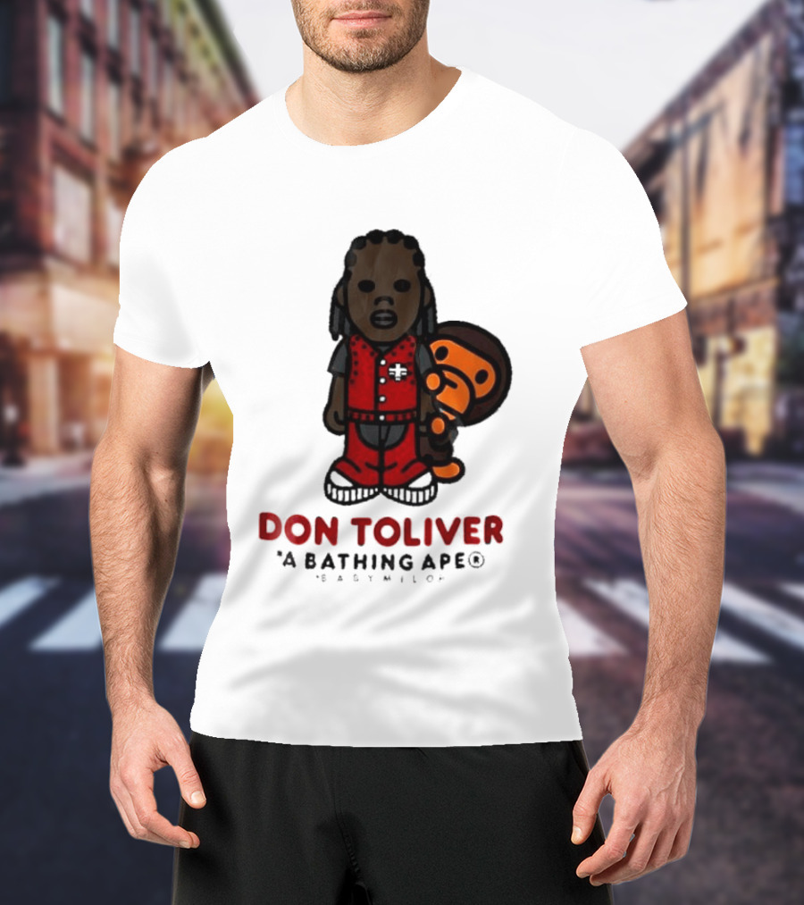 Don Toliver A Bathing Ape Baby Milo Collaboration T-Shirt