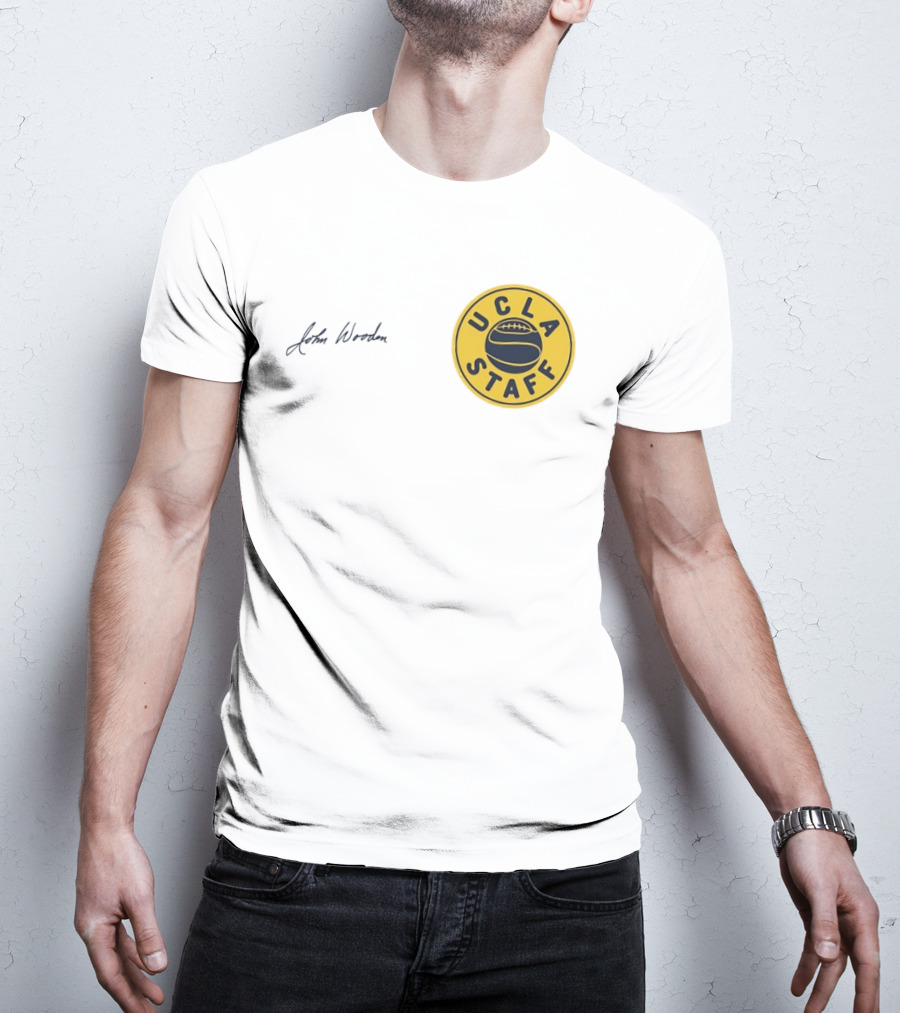 UCLA Staff Basketball John Wooden T-Shirt