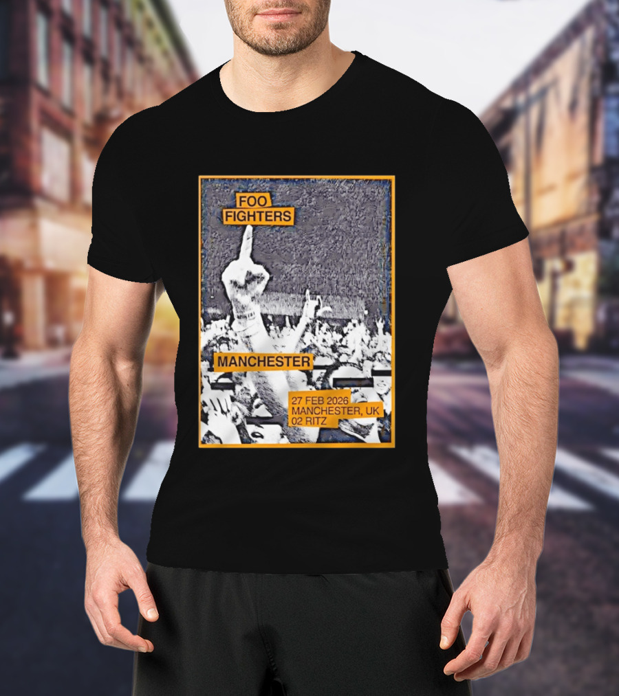 Foo Fighters Manchester 27 Feb 2026 UK O2 Ritz T-Shirt