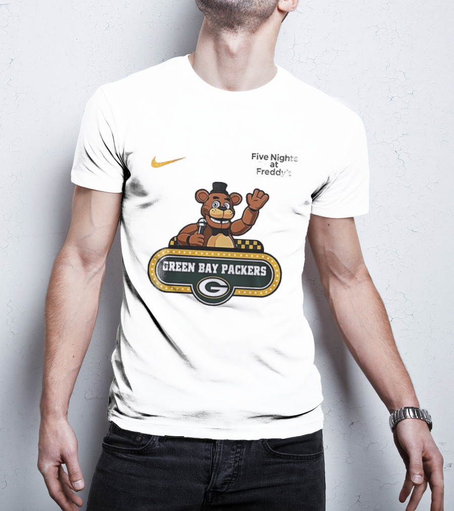 Green Bay Packers Freddy Fazbear T-Shirt