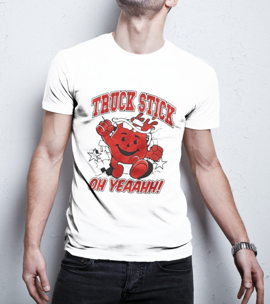 Truck Stick Kool Aid Man Oh Yeaahh T-Shirt