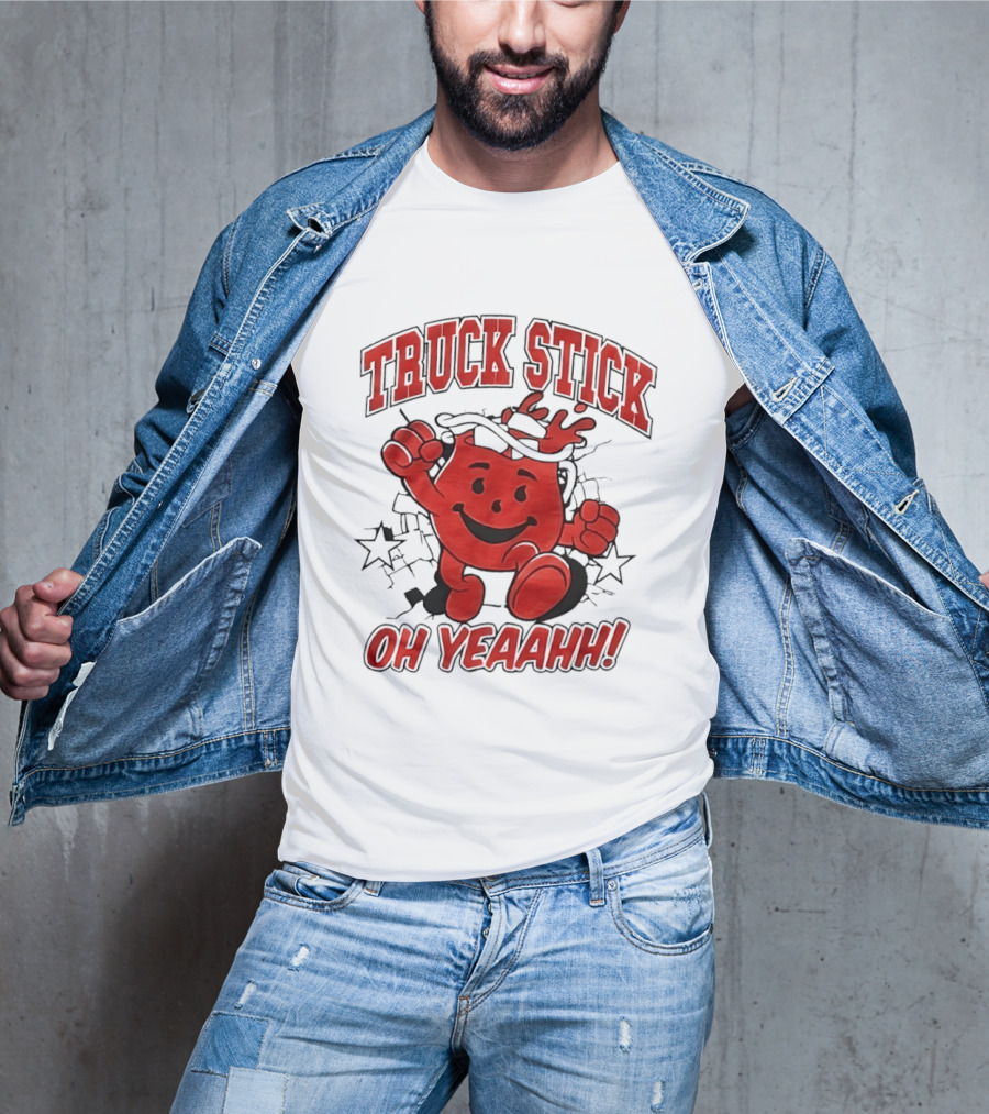 Truck Stick Kool Aid Man Oh Yeaahh T-Shirt