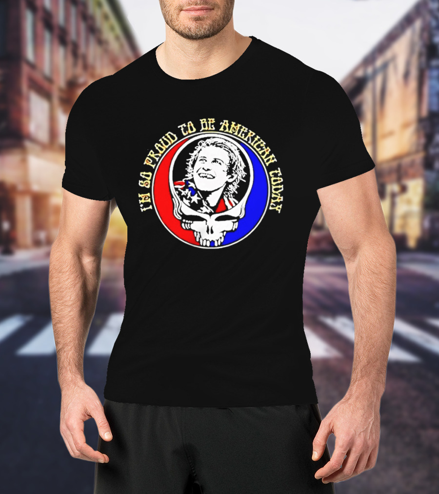 Us Hockey Team Grateful Dead Stealie It's So Proud To Be American Today Jack Hughes American Hero 2026 Winter Olympic Hockey T-Shirt