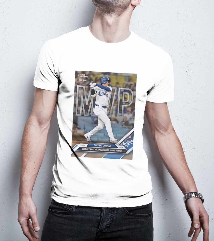 Shohei Ohtani 2024 NL Most Valuable Player Dodgers Baseball MVP T-Shirt