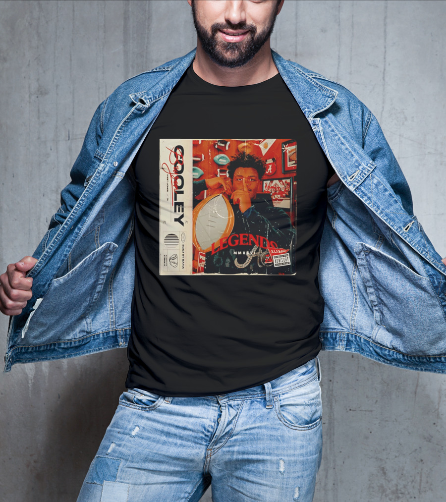 Bryson Cooley Alabama Legends MMXXVI Built By Bama Football T-Shirt