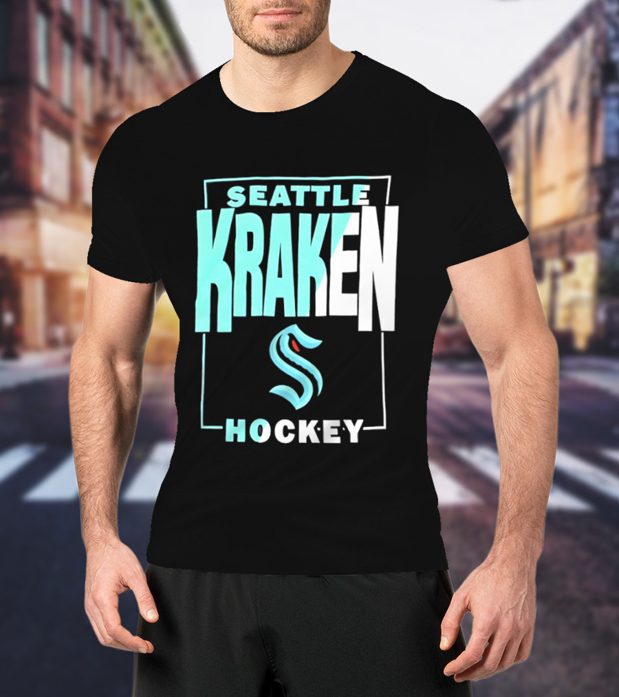 Seattle Kraken S Logo Hockey Team Spirit T-Shirt