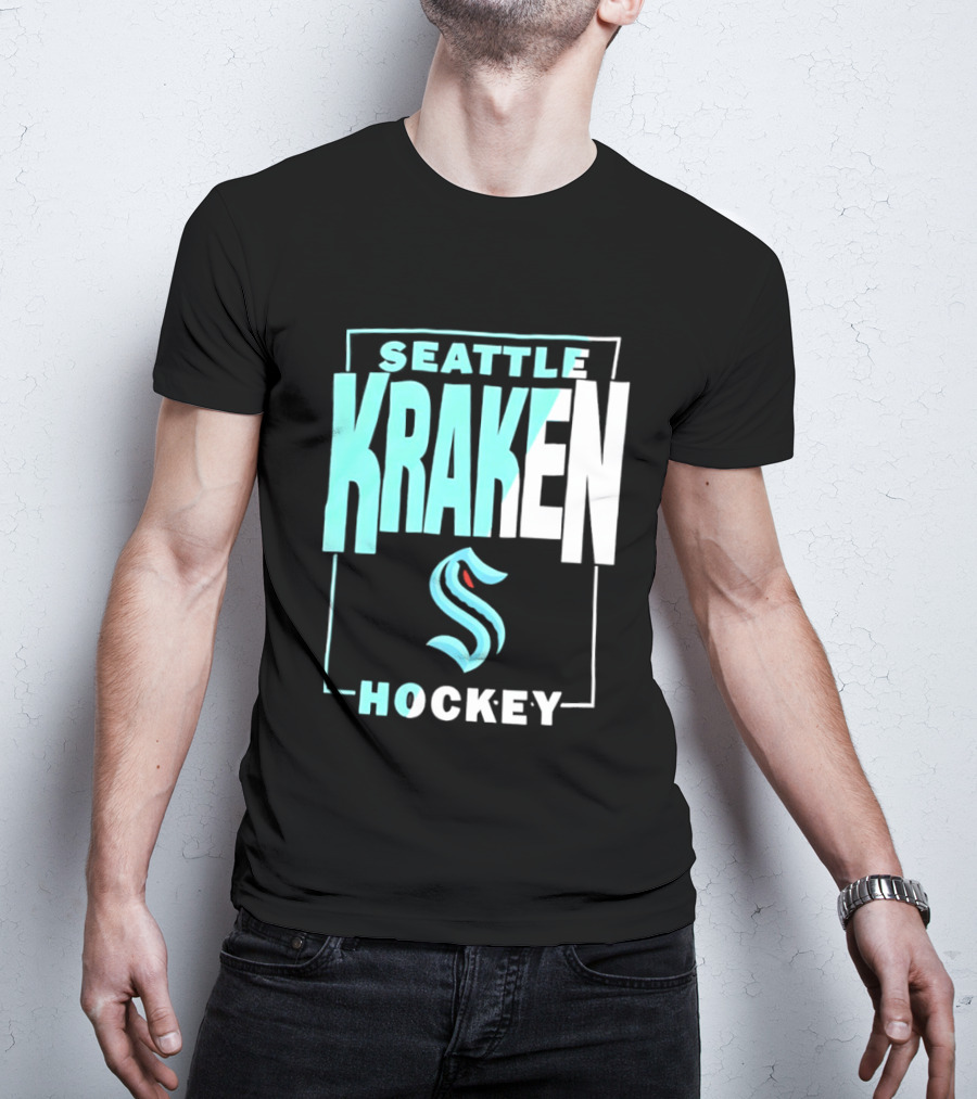 Seattle Kraken S Logo Hockey Team Spirit T-Shirt