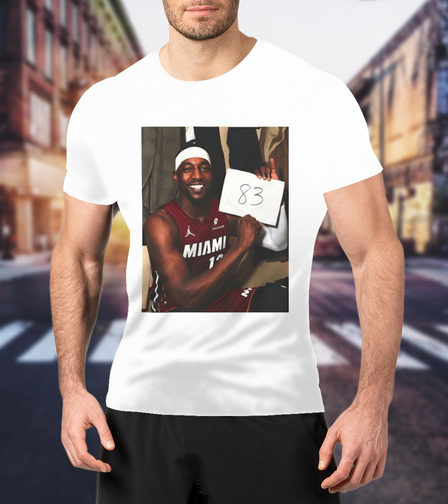 Bam Adebayo 83 Points Miami Heat Tribute NBA Legend Wilt Chamberlain T-Shirt