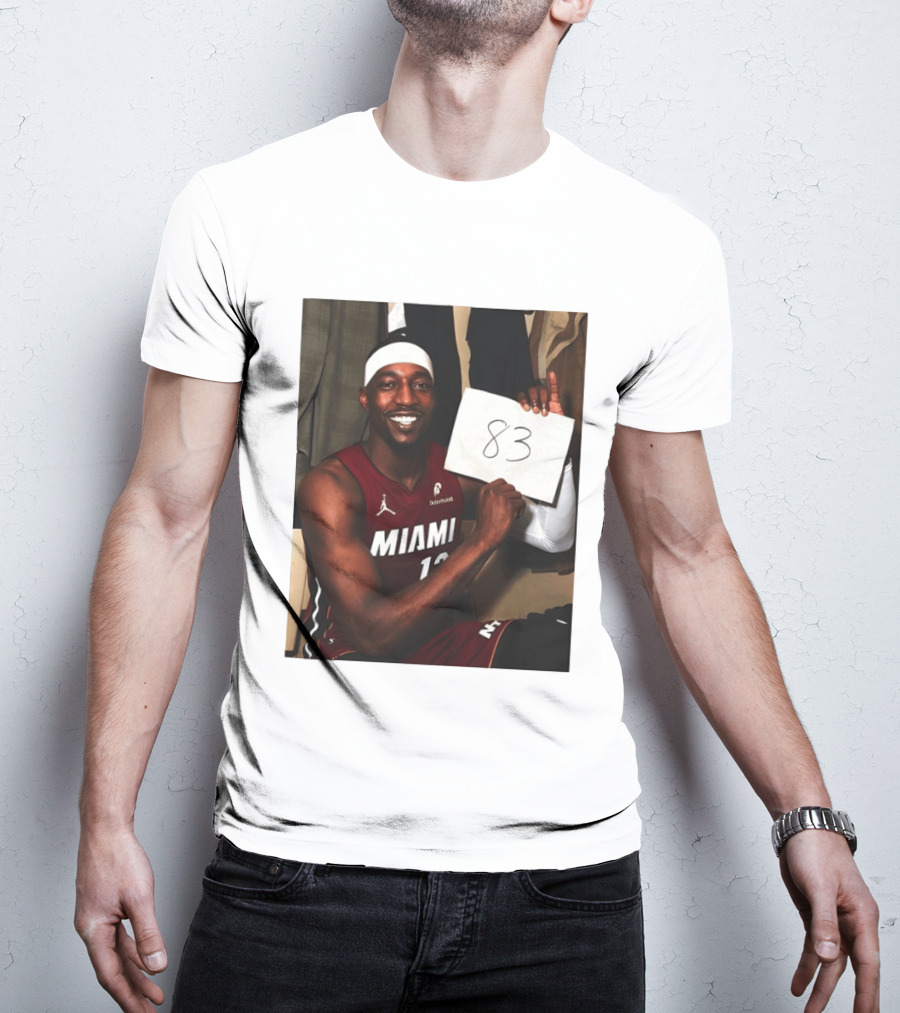 Bam Adebayo 83 Points Miami Heat Tribute NBA Legend Wilt Chamberlain T-Shirt