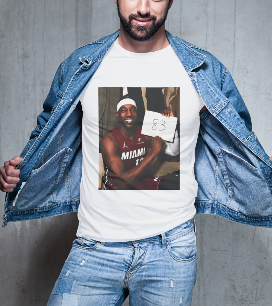 Bam Adebayo 83 Points Miami Heat Tribute NBA Legend Wilt Chamberlain T-Shirt