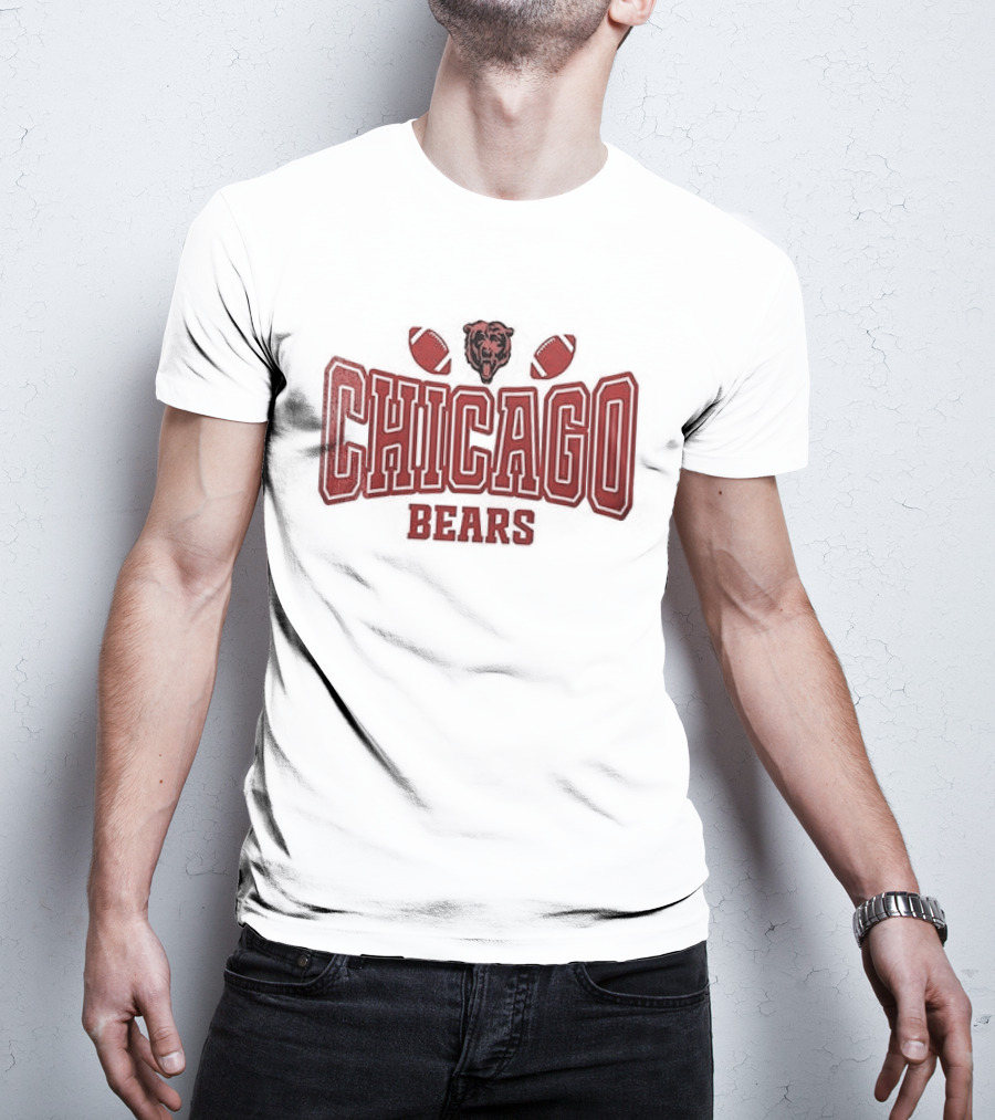 Chicago Bears My Heart Belongs Valentine's Day T-Shirt