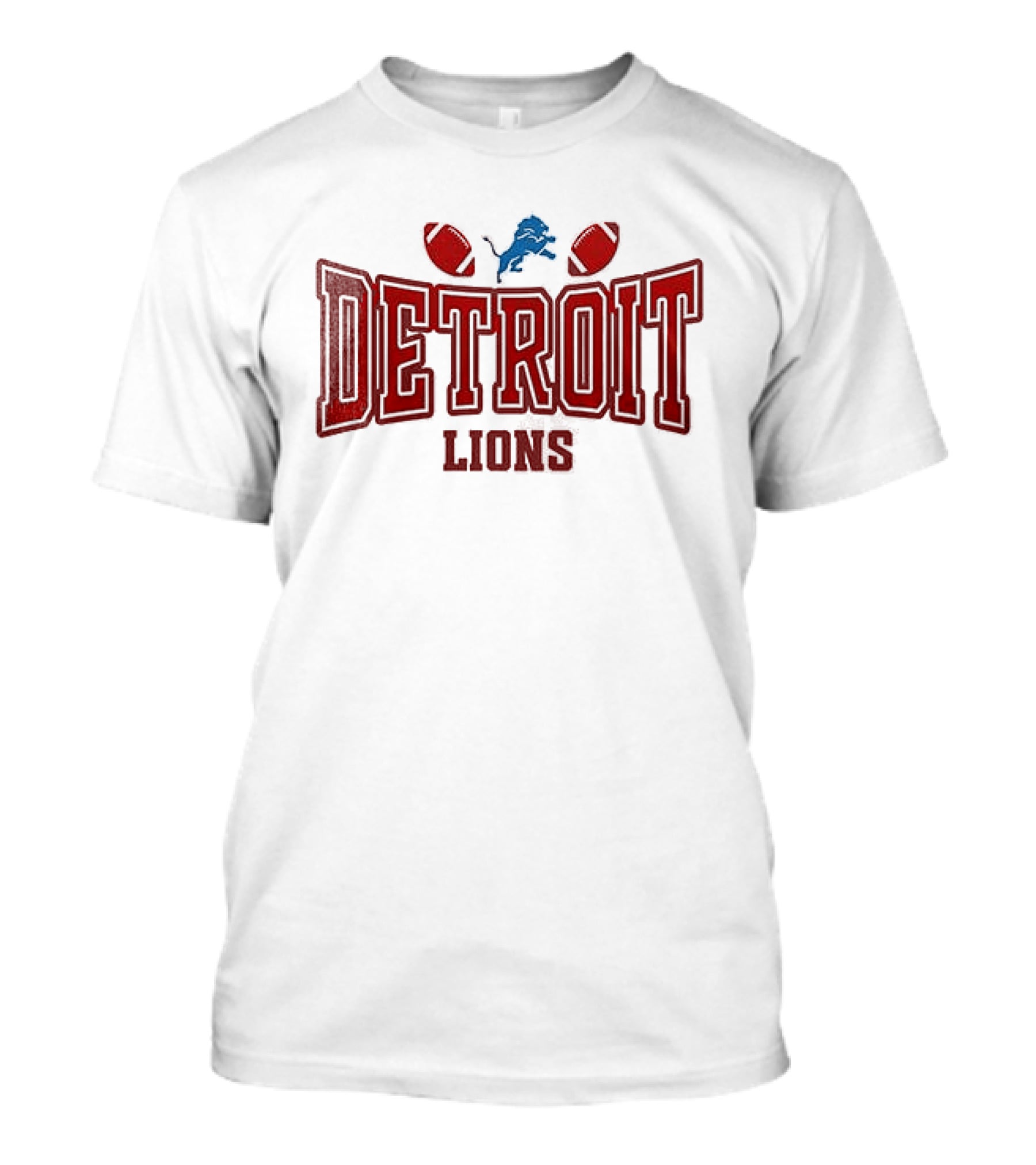 Detroit Lions My Heart Belongs Valentine's Day T-Shirt