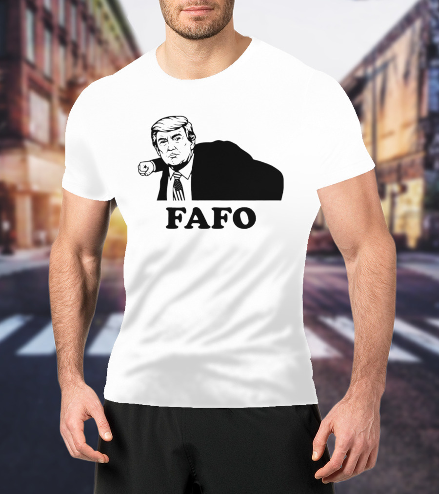 Donald Trump FAFO Punching T-Shirt