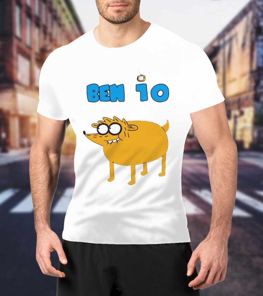 Ben 10 Jake The Dog Crossover Cartoon Network Fan T-Shirt