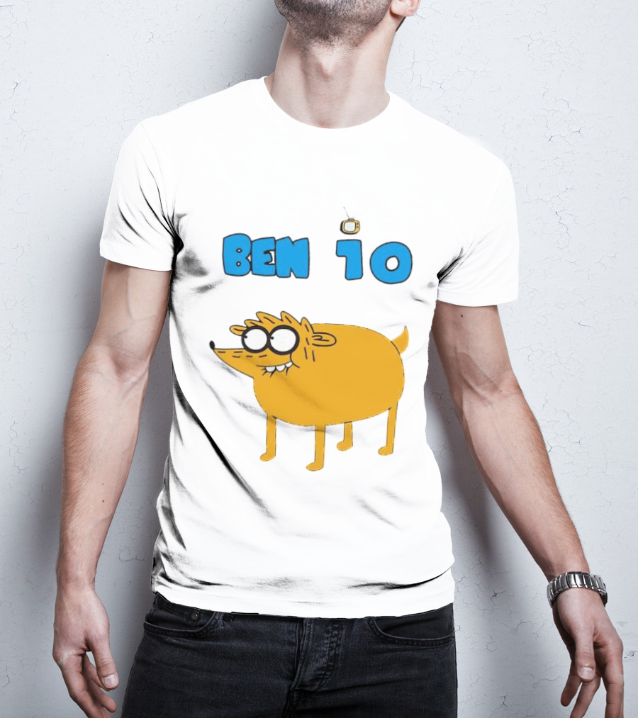 Ben 10 Jake The Dog Crossover Cartoon Network Fan T-Shirt