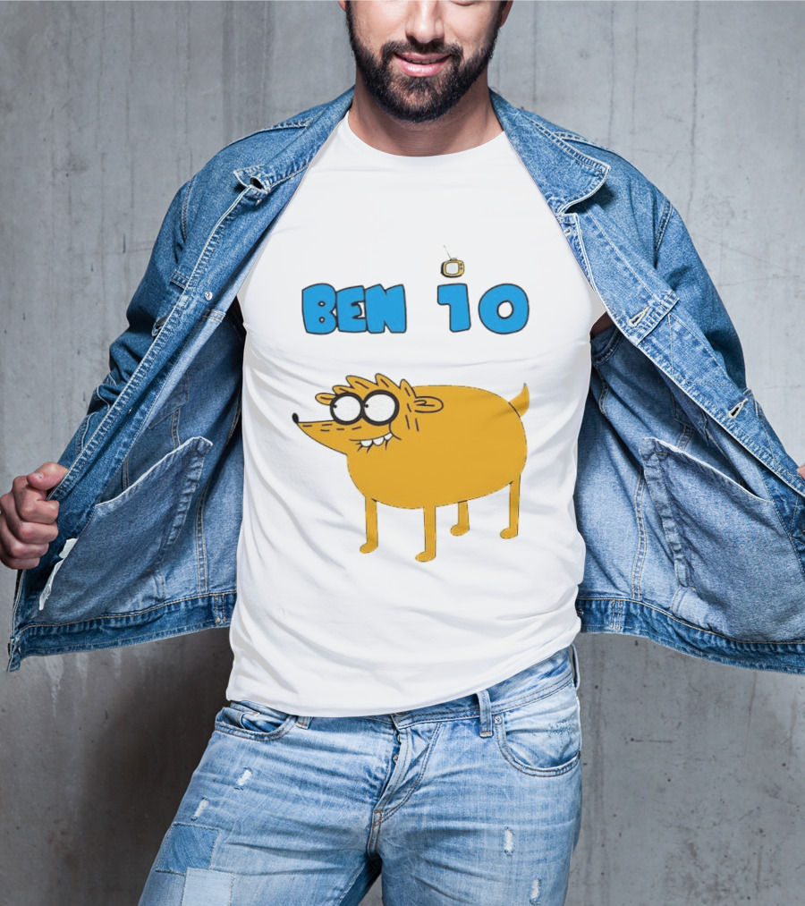 Ben 10 Jake The Dog Crossover Cartoon Network Fan T-Shirt