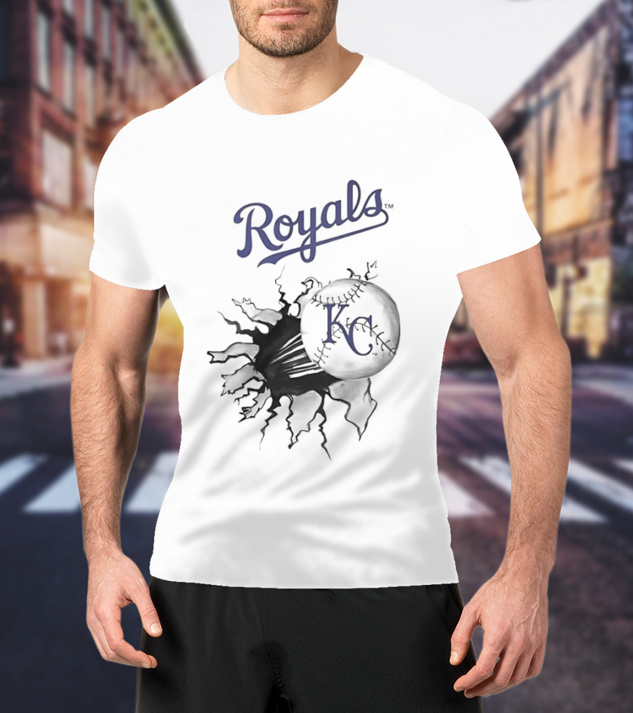 Royals KC Baseball Burst T-Shirt
