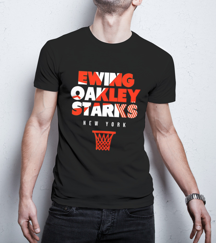 Ewing Oakley Starks New York Basketball Legacy T-Shirt