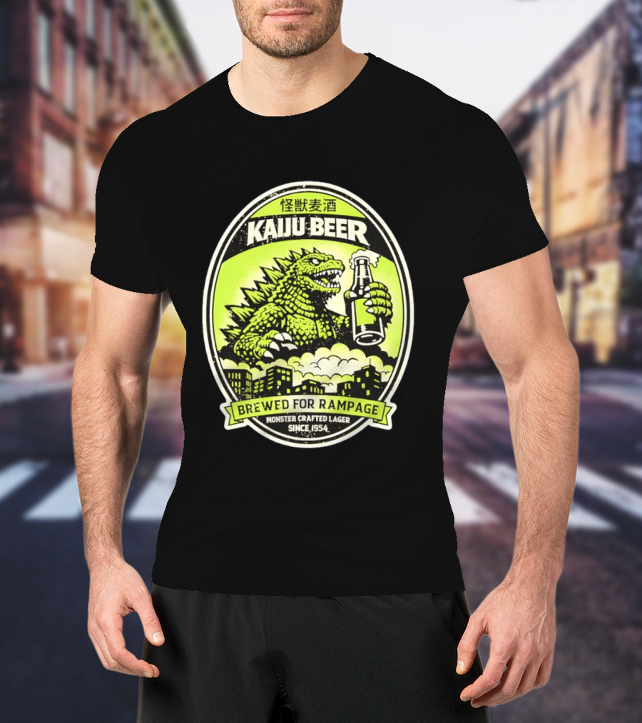 Kaiju Beer Brewed For Rampage Monster Crafted Lager Since 1954 T-Shirt