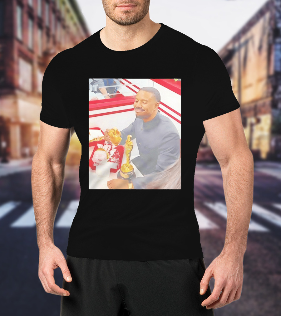 Michael B Jordan Burger Celebration Sinners 2026 Oscar T-Shirt
