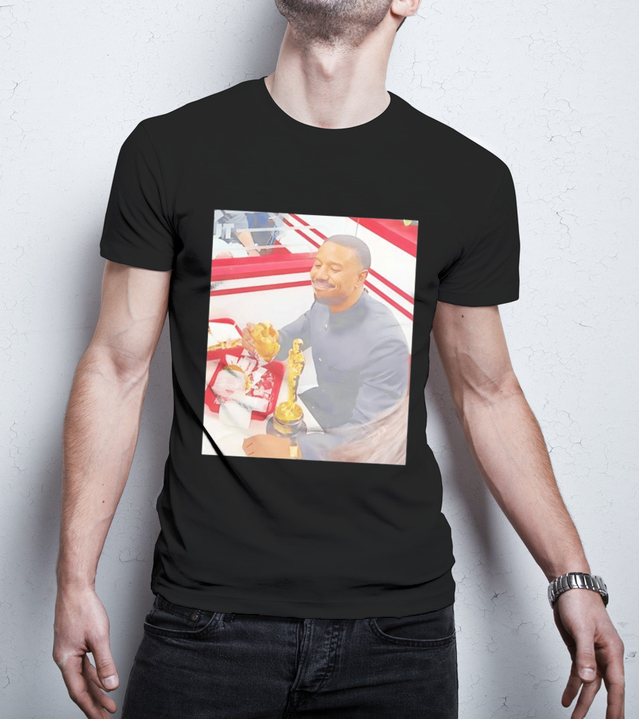 Michael B Jordan Burger Celebration Sinners 2026 Oscar T-Shirt