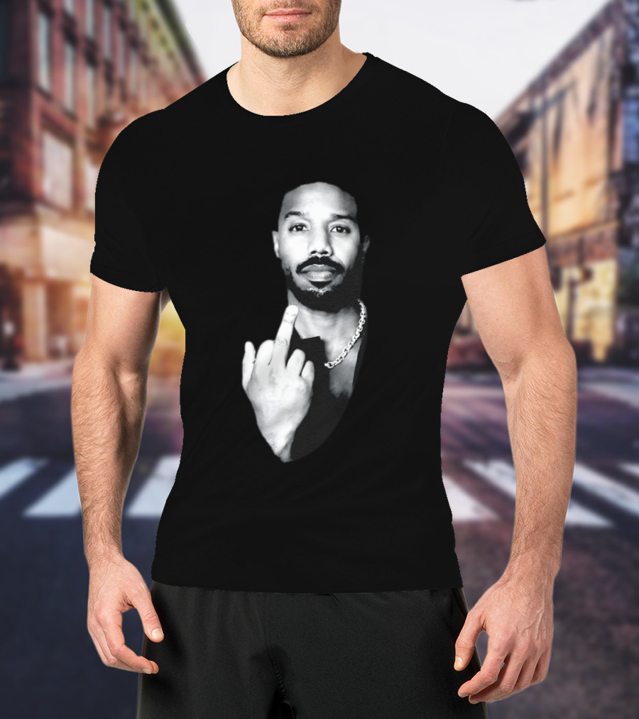Michael B. Jordan Best Actor 2026 Oscar Middle Finger T-Shirt