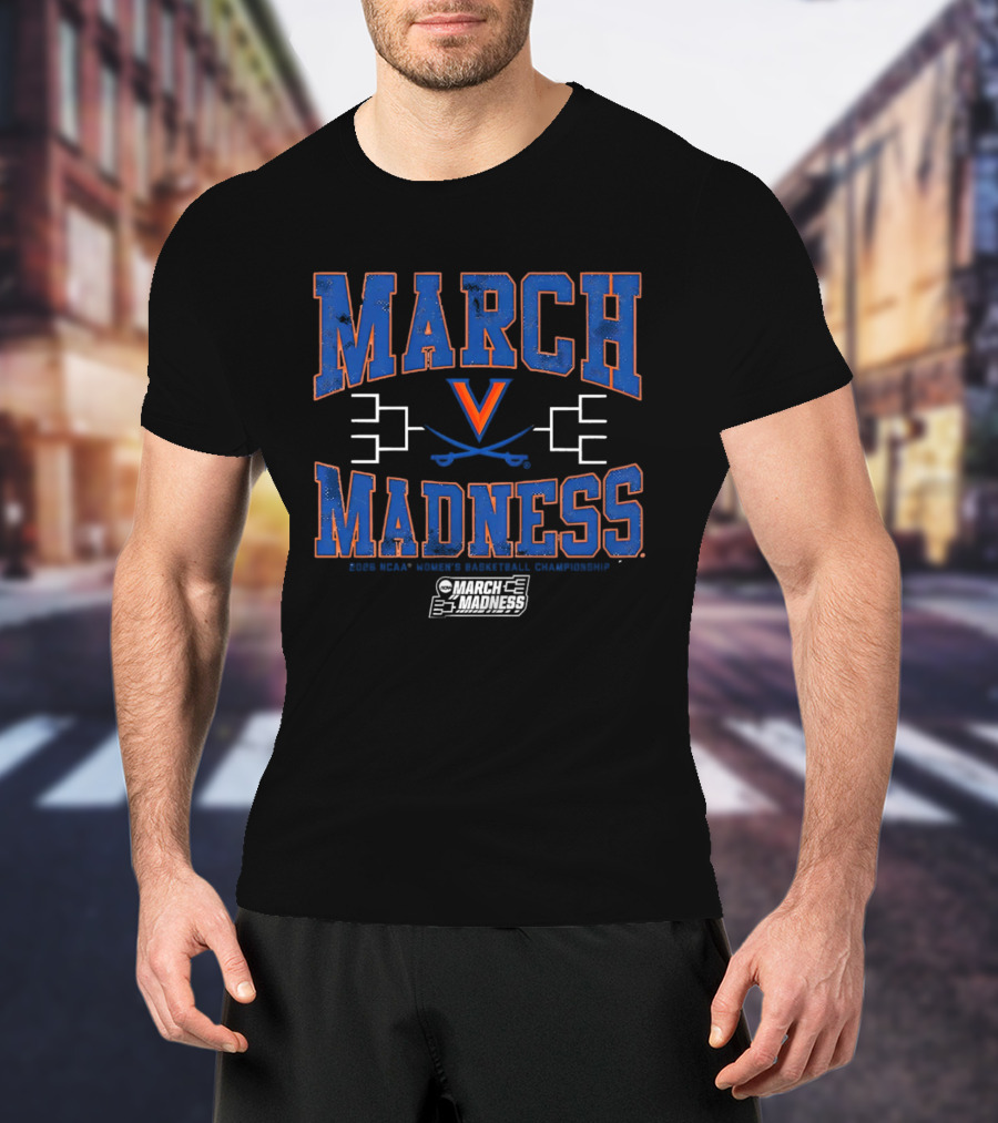 Virginia Cavaliers March Madness 2026 NCAA Women's Basketball Championship T-Shirt