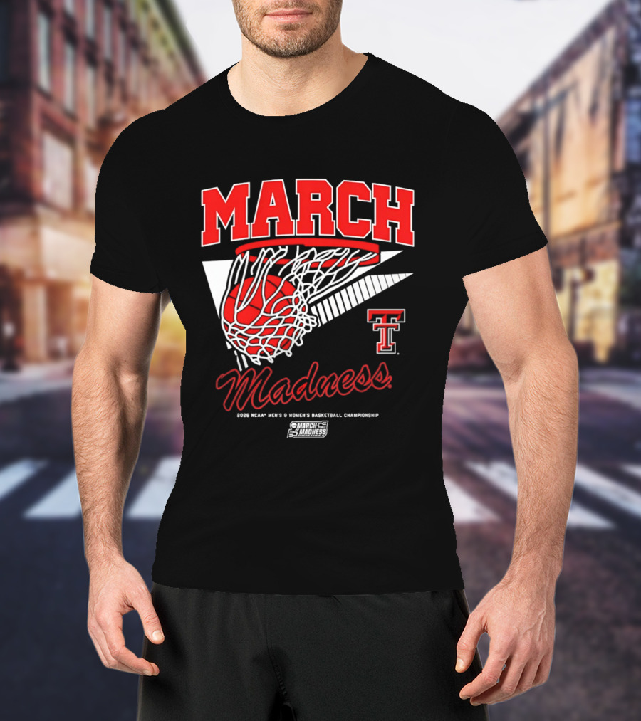 Texas Tech Red Raiders March Madness 2026 Basketball Championship T-Shirt