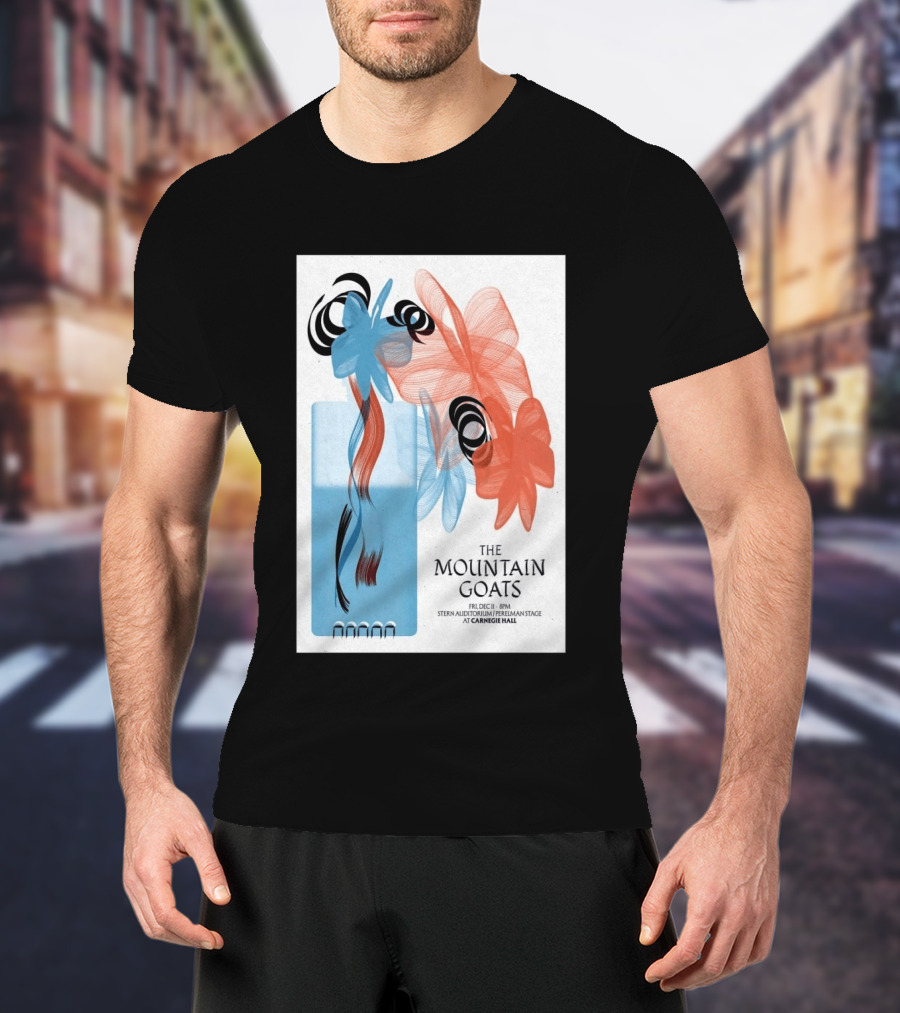 The Mountain Goats Carnegie Hall NYC Dec 11 2026 Stern Auditorium Perelman Stage T-Shirt