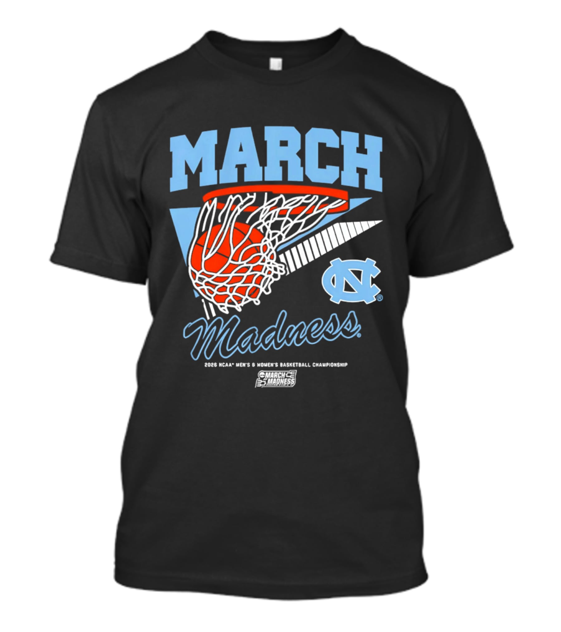 UNC Tar Heels 2026 March Madness NCAA Basketball Championship T-Shirt