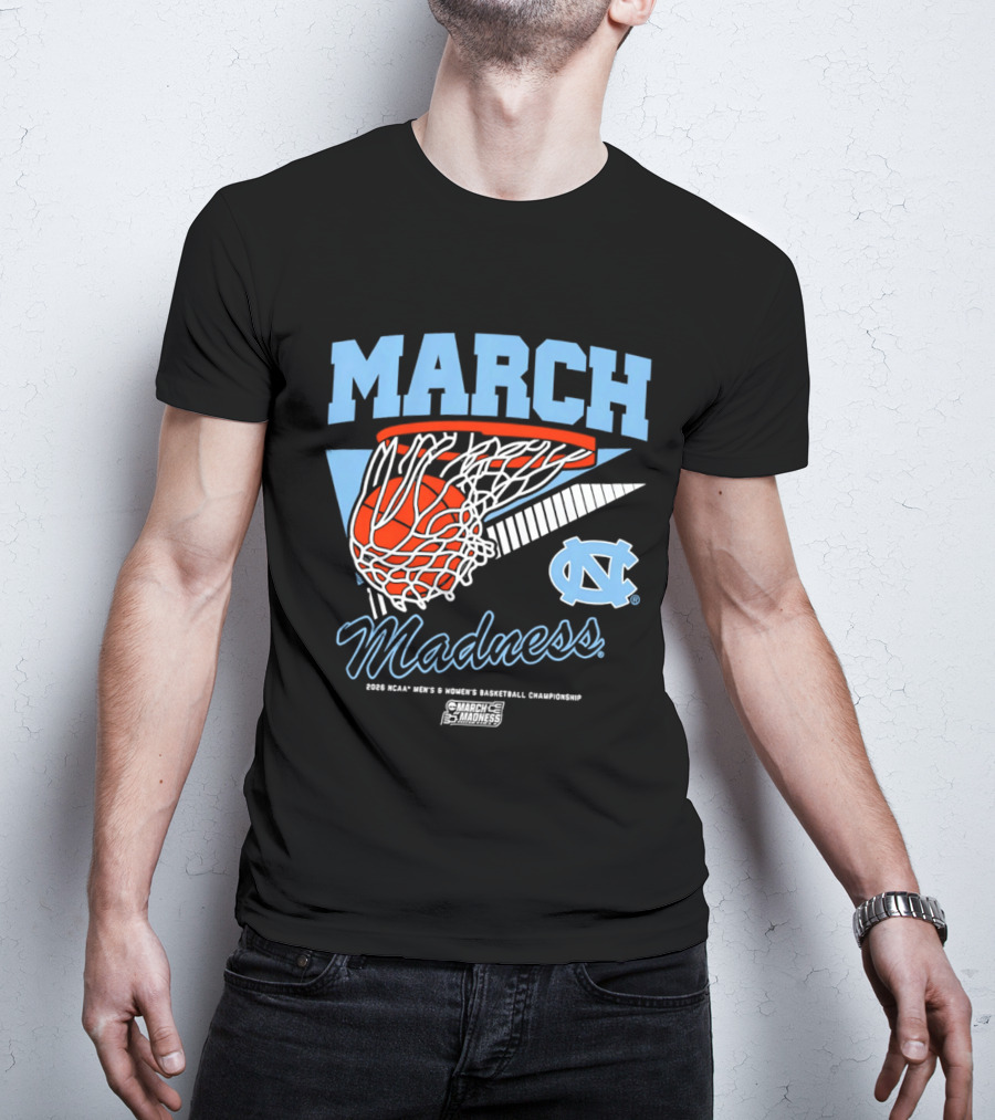 UNC Tar Heels 2026 March Madness NCAA Basketball Championship T-Shirt
