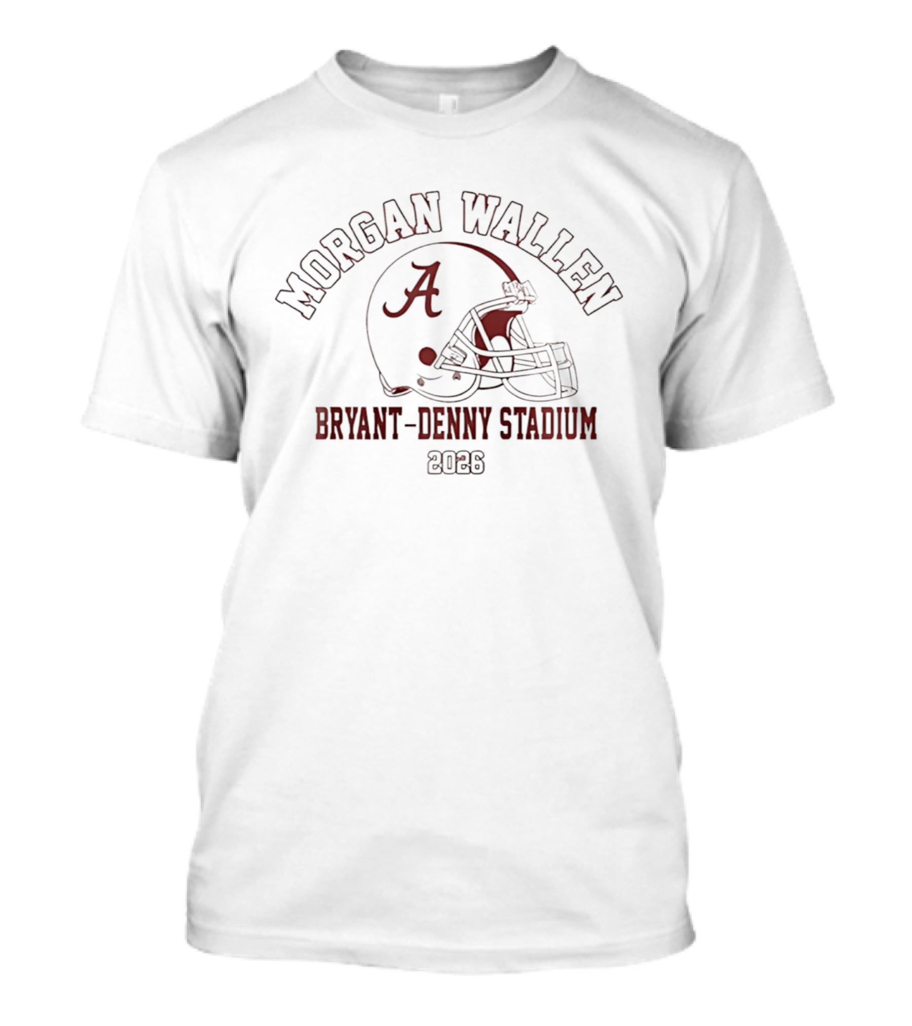 Morgan Wallen Alabama Crimson Tide Bryant Denny Stadium 2026 T-Shirt