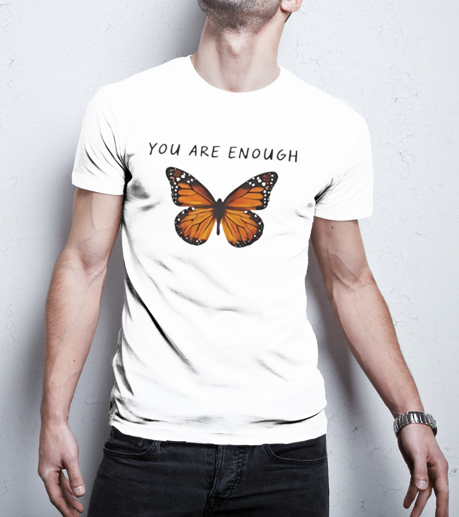 Charlotte Flair You Are Enough Butterfly Affirmations T-Shirt