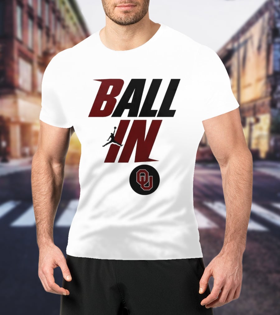 Ball In Oklahoma Sooners OU 2026 Women's Basketball T-Shirt