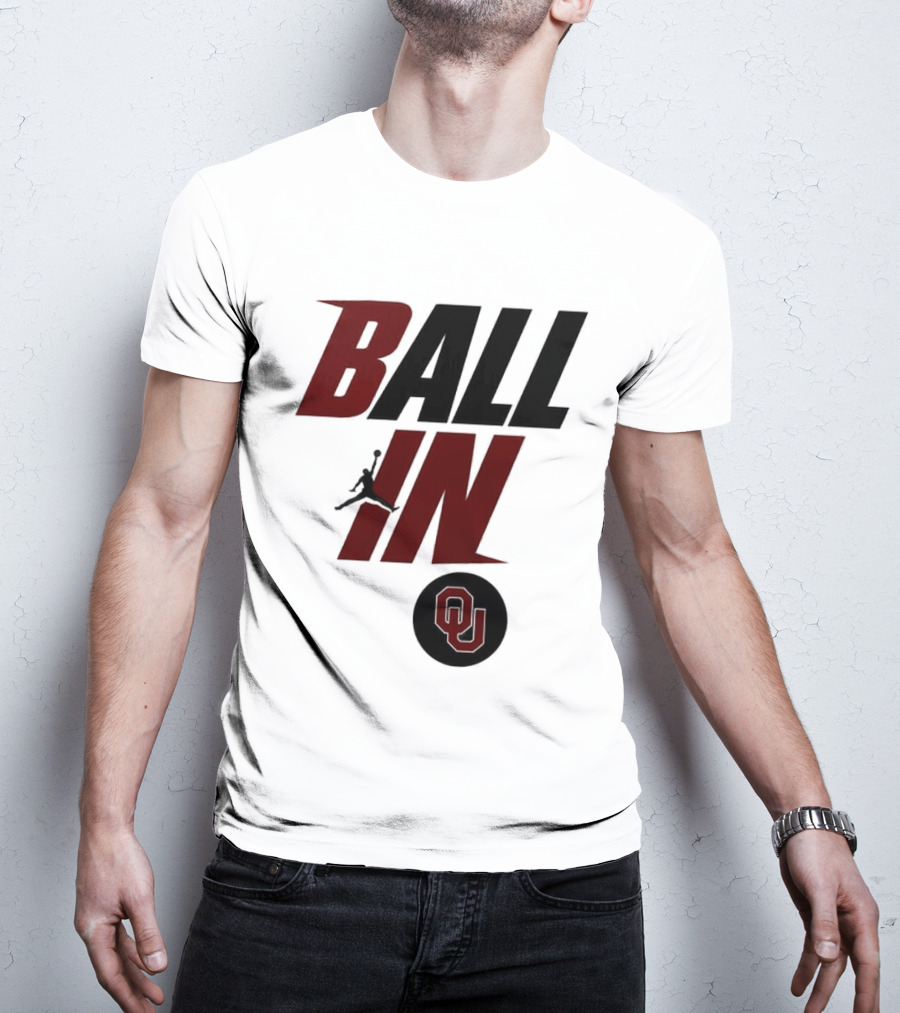 Ball In Oklahoma Sooners OU 2026 Women's Basketball T-Shirt