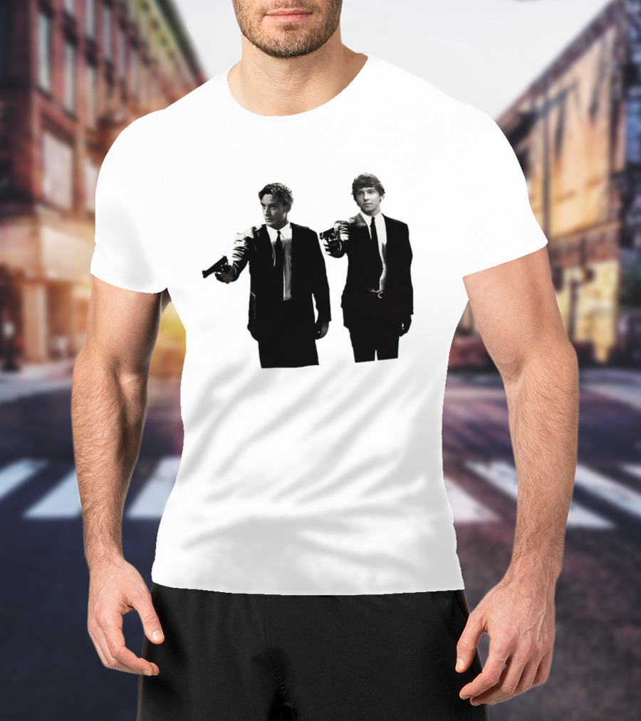 George Russell Kimi Antonelli Pulp Fiction Racing Showdown T-Shirt