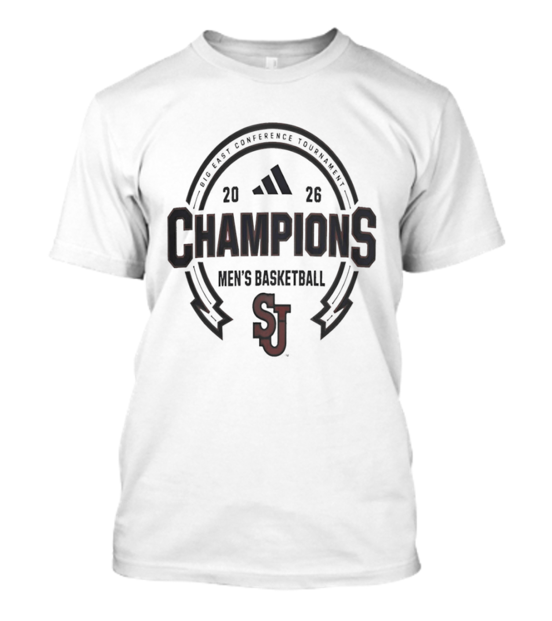 St John's Red Storm Big East Champions 2026 Men's Basketball T-Shirt