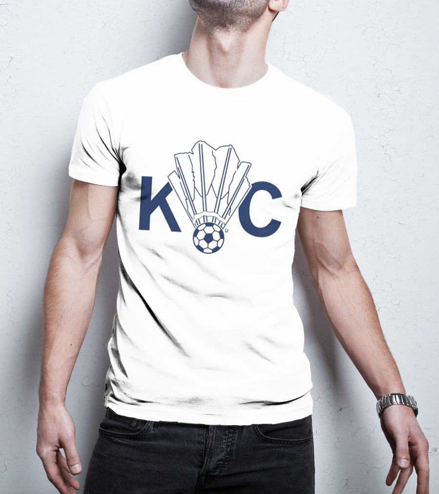 Kansas City KC Soccer Shuttlecock Combination T-Shirt
