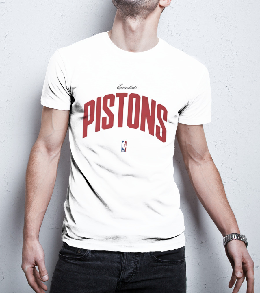 Essentials Detroit Pistons NBA Collaboration T-Shirt