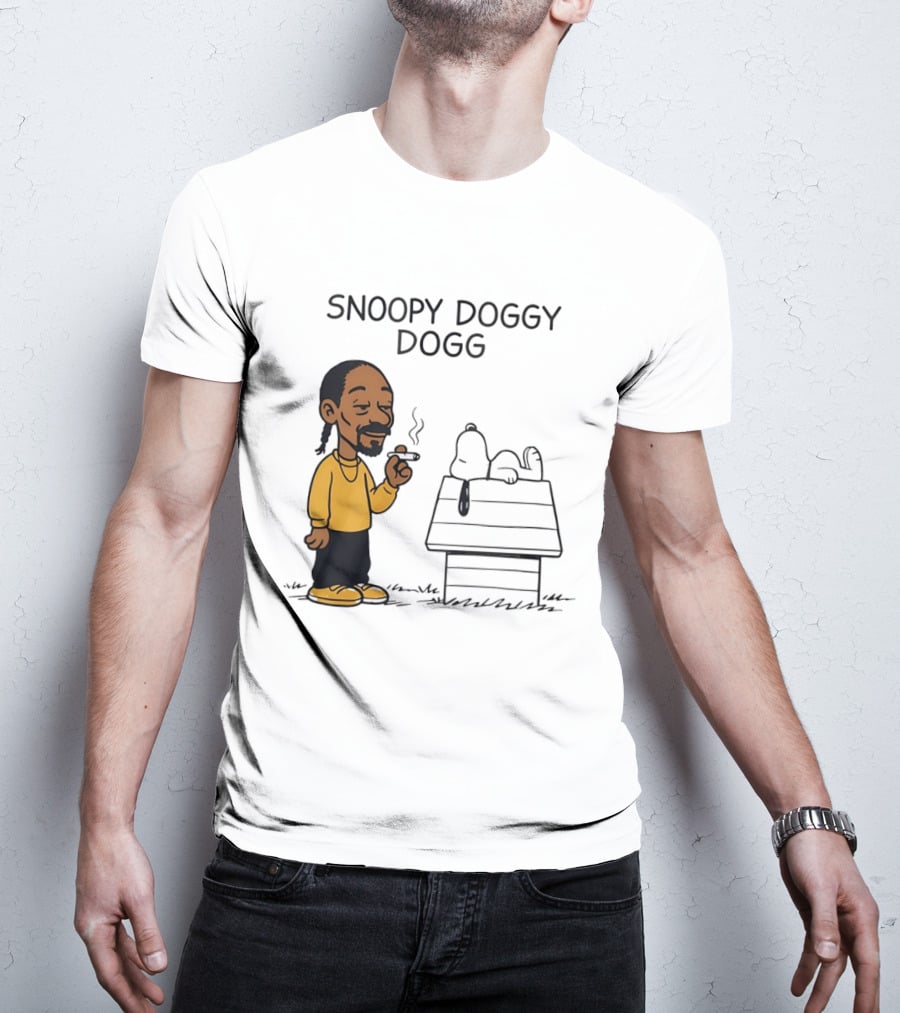 Snoopy Doggy Dogg Snoop Dogg And Snoopy Mashup T-Shirt