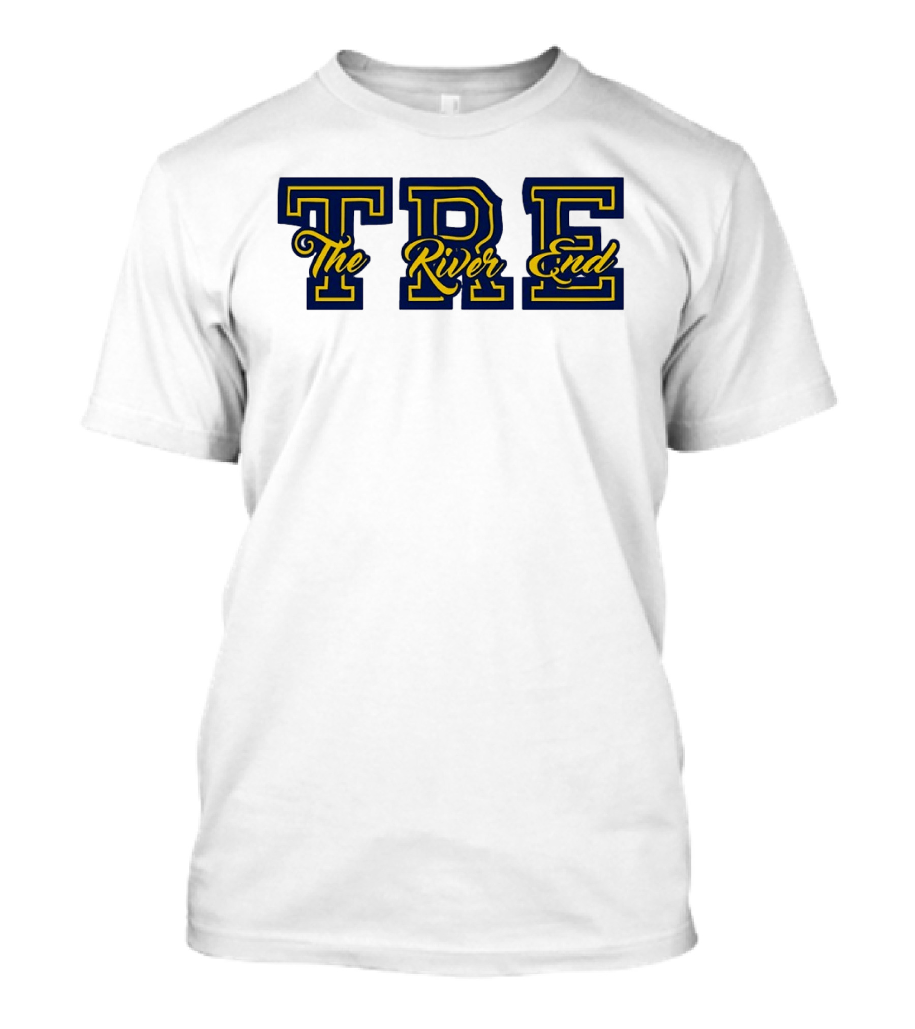 TRE The River End Supporters Section Bold Lettering T-Shirt