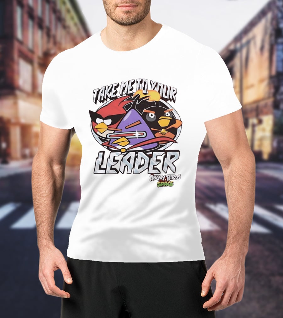 Angry Birds Space Take Me To Your Leader T-Shirt